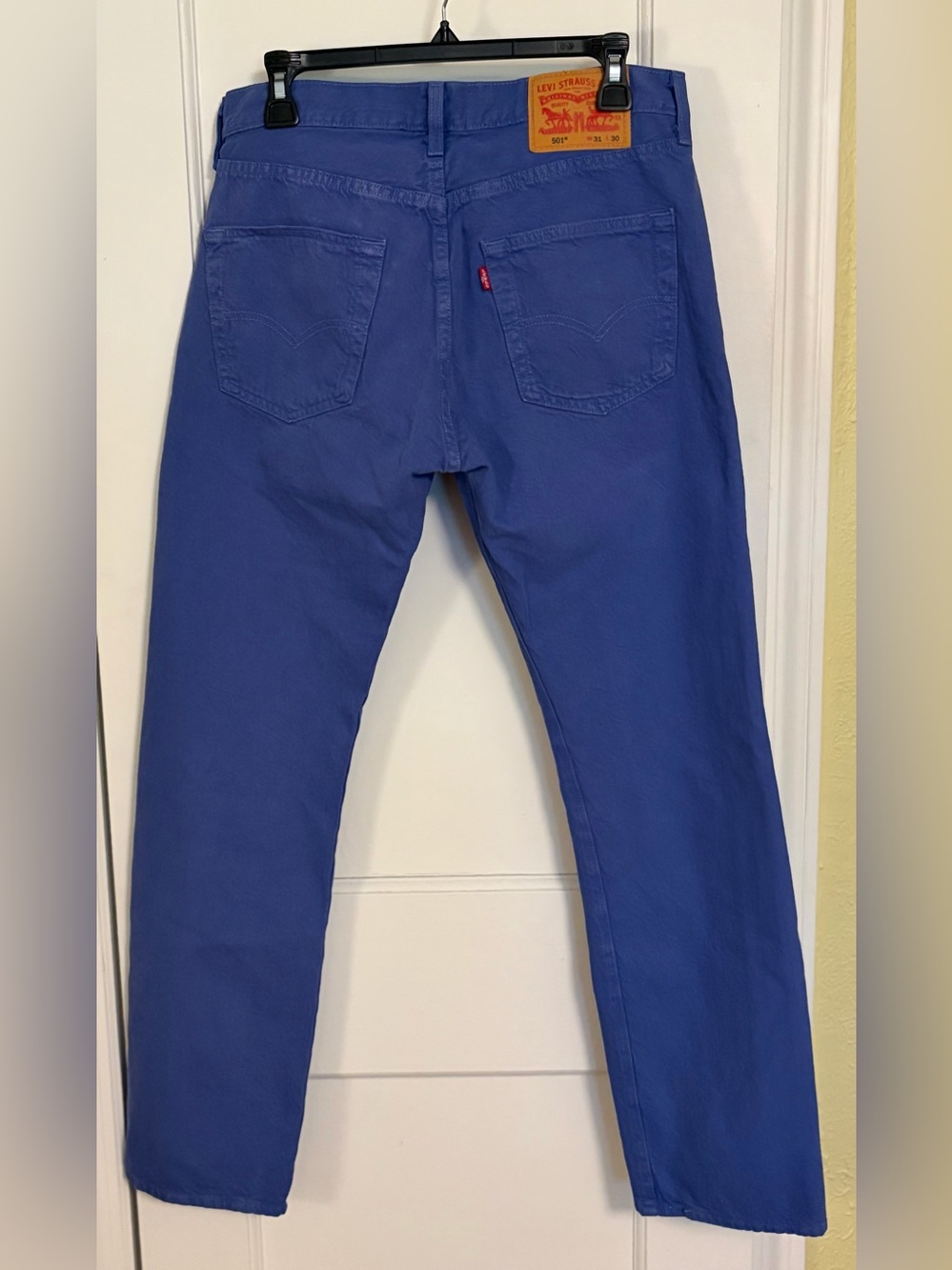 Levi's 501 Original Fit Jeans - Rare Cornflower Blue (W31 x L30) - Picture 3 of 9